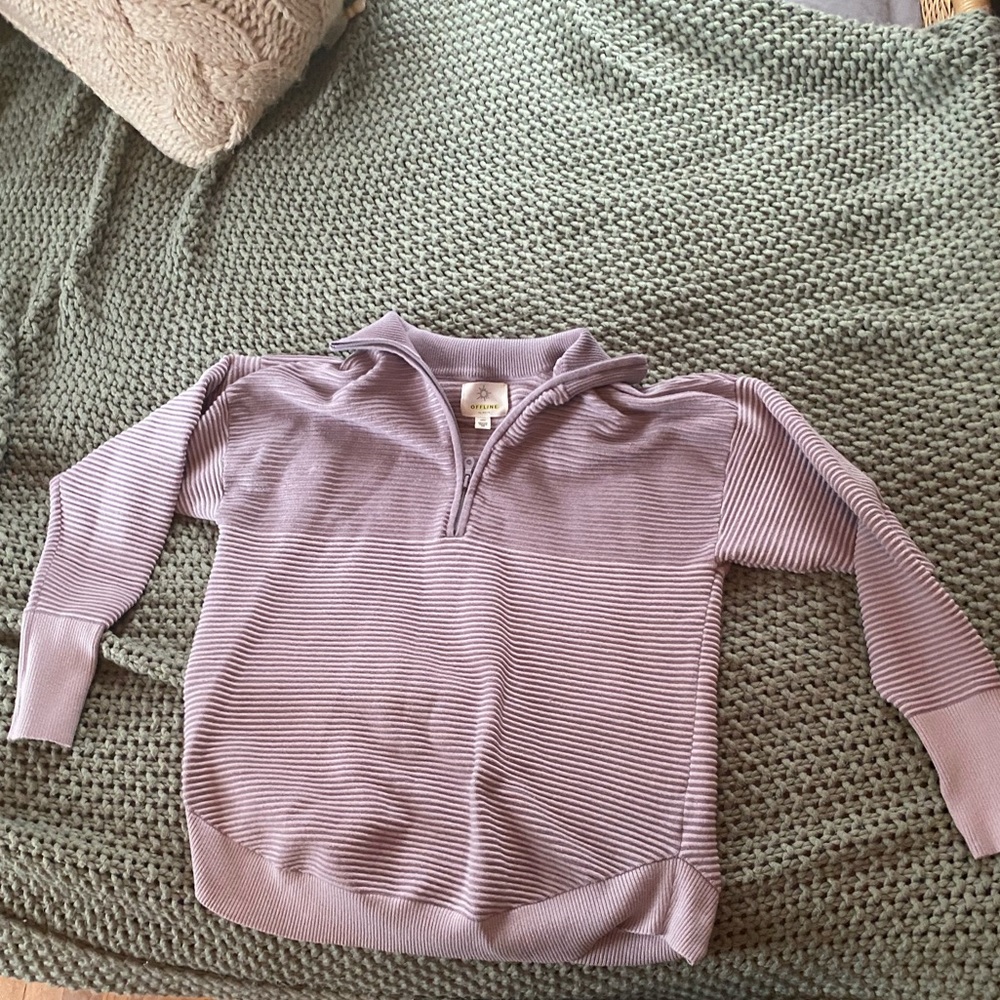 aerie offline quarter zip